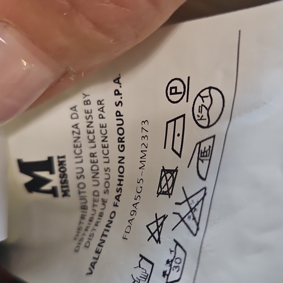 Missoni Vibrant Knit Patterned Dress with Black Textured Sleeves New Size 36 (0) - Picture 12 of 14